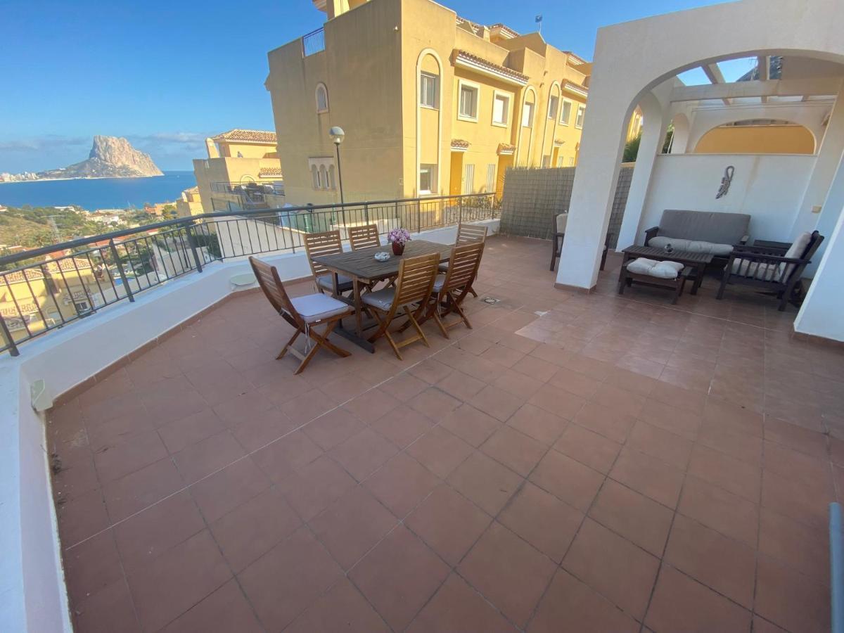 Chalet Adosado Con Vistas Al Mar Calp Dış mekan fotoğraf