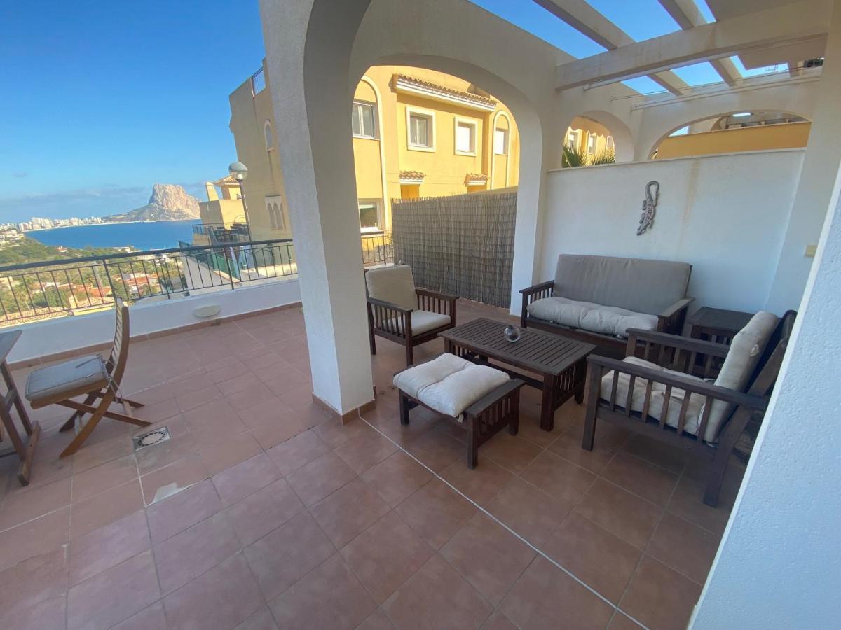 Chalet Adosado Con Vistas Al Mar Calp Dış mekan fotoğraf